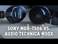 Best Budget Monitor Headphones Audio Technica M30X Vs Sony MDR 7506