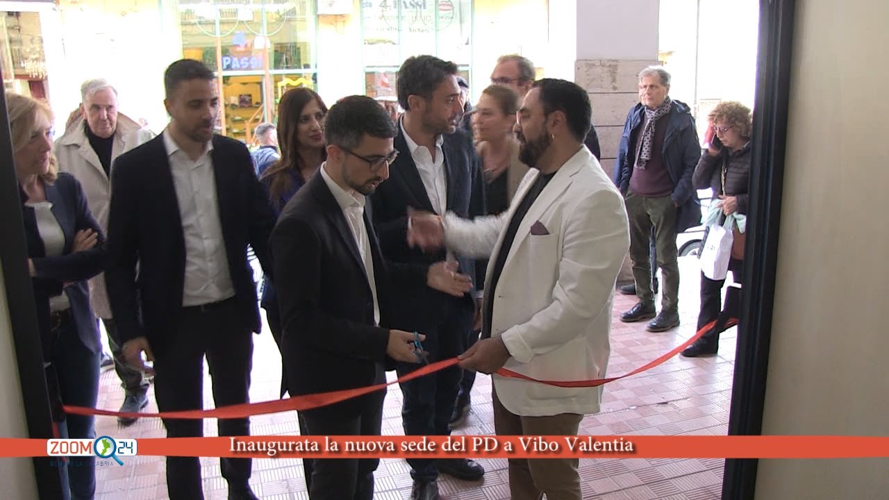 Inaugurata la nuova sede del Pd a Vibo Valentia (VIDEO)
