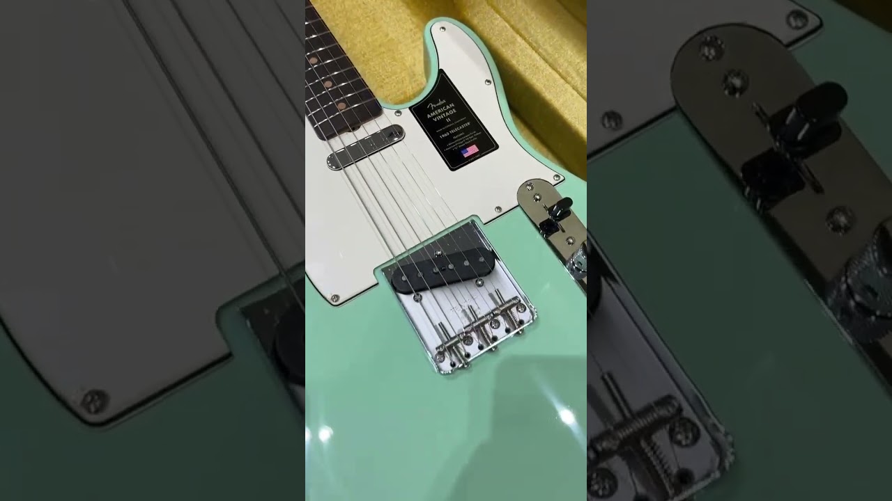 【Fender】American Vintage II 1963 Telecaster Surf Green #エレキギター 【#開封動画】 #shorts #Fender #Telecaster