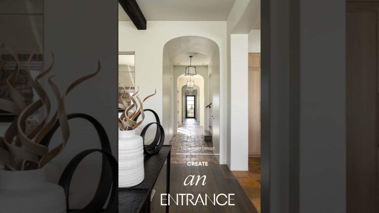 Create an entrance!  Foyer Design Ideas