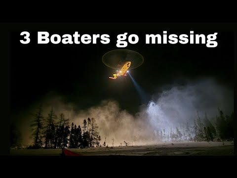 Helicopter search for 3 missing boaters in Norther Labrador.