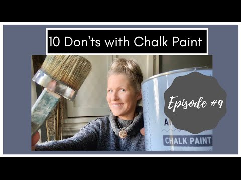 10 Don'ts with Chalk Paint: Chalk Paint 101 Questions and Answers: Episode 9