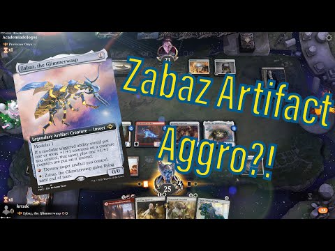 Zabaz, the Glimmerwasp Historic Brawl Deck Tech | MTG Arena Gameplay