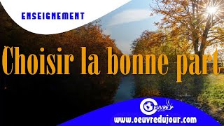 Choisir la bonne part