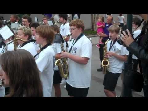 Joseph in FHS Band Playing Alma Mater