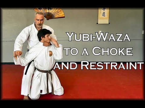 Waza Wednesday 8/1/18 - Yubi-Waza to a Choke and Restraint