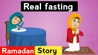 Real fasting Ramadan story | English story | Animated stories | Islamic story | English life story