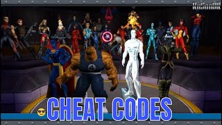 Marvel Ultimate Alliance (PSP) CHEAT CODES