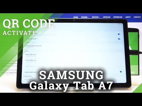 How to Allow Camera to Scan QR Codes in SAMSUNG Galaxy Tab A7 2020 – QR Scanner Option
