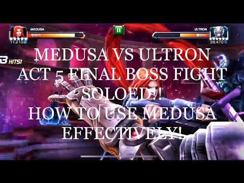 Medusa vs Ultron (5.4.6). One of the best counter.
