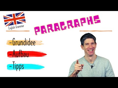 Writing "Paragraphs" - Paragraphs in English Text - Exam, Work