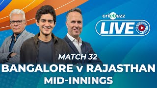 #RCBvRR | Cricbuzz Live: Match 32: Bangalore v Rajasthan, Mid-innings show