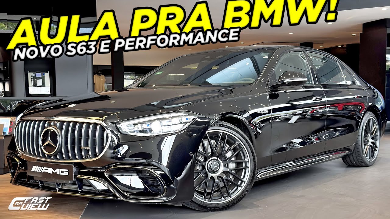 ROLLS-ROYCE FICOU COM INVEJA! NOVO MERCEDES AMG S63 2024 +DE 800 CV, LUXO ABSURDO E INTERNA DE AVIÃO