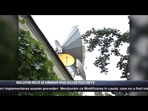 Moldova riscă să rămână fără zeci de posturi TV