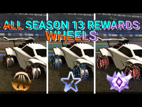 All Season 13 Rewards, Wheels | Rocket League | Bronze to Grand Champion | MasterMind 2.0