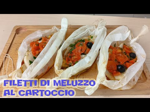 FILETTI DI MERLUZZO AL CARTOCCIO