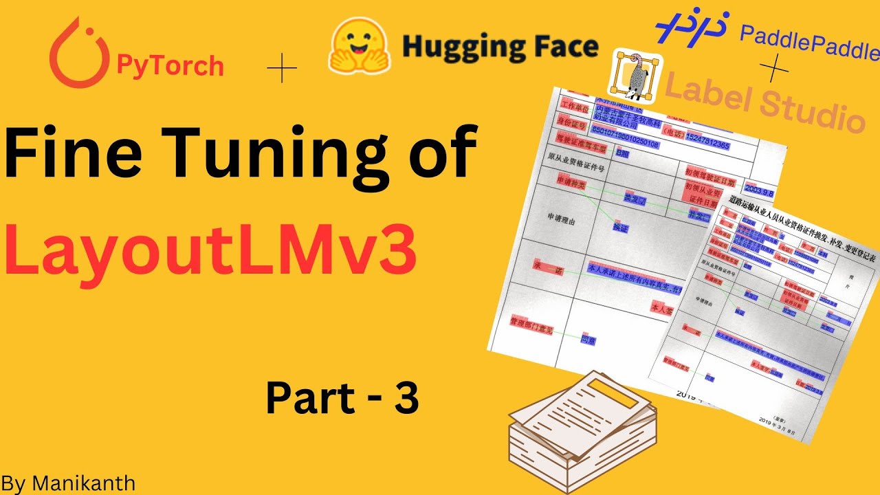 How to Fine-tune LayoutLMv3: Fine-tune LayoutLMv3 with Your Custom Data  | Part -3 Fine tuning