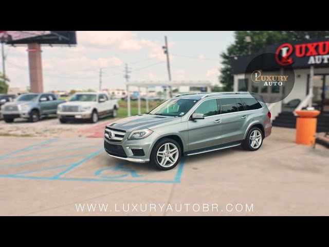 2016 MERCEDES-BENZ GL-CLASS SUV V8, TWIN TURBO, 4.7L GL 550 4MATIC SPORT UTILITY 4D - Luxury Auto in Baton Rouge, LA