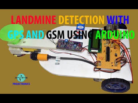 Projectronics anti tankmine detection using gps and gps