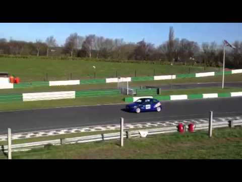 Spoox Motorsport Peugeot 106 Rallye @ BARC Sprint Mallory Park 11/03/2012