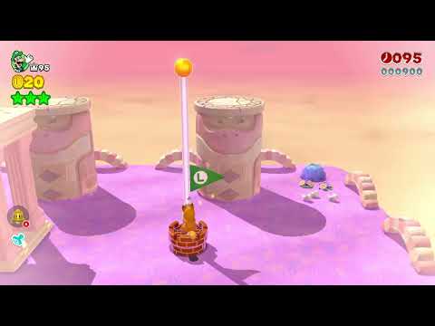Super Mario 3D World (Switch) 3-4 Speedrun - Time: 5 (TWR)