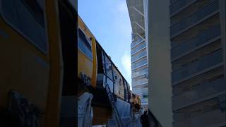Boarding the huge Ovation Of The Seas cruise ship in Seattle 🙂