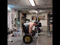 100kg strict barbell row 5 reps for 5 sets