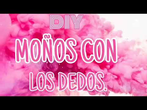 Como hacer Moños con los dedos Fácil y Rápido