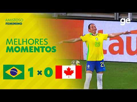 Gols e lances de Brasil x Canadá
