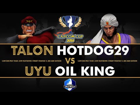 Talon HotDog29 vs UYU Oil King - Capcom Cup 2019 Winners Round of 16 - CPT 2019