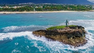 Conoce la estatua de Neptuno en el malecón de Puerto Plata