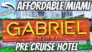Gabriel Hotel Downtown Miami Bay View Room Tour - Pre Cruise Hotel