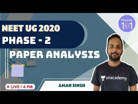 NEET UG 2020 Phase - 2 Paper Analysis | Aman Singh