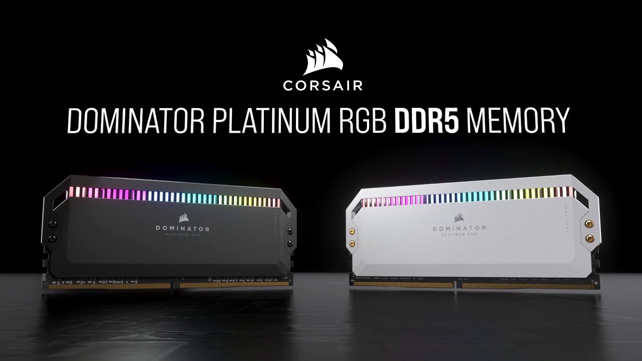 Corsair DDR5-RAM Dominator Platinum RGB 5600 MHz 2 x 16 GB Blanc