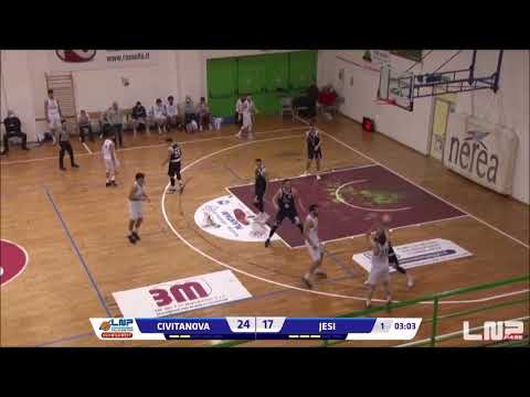 Virtus Civitanova-General Contractor Jesi 80-57, gli highlights