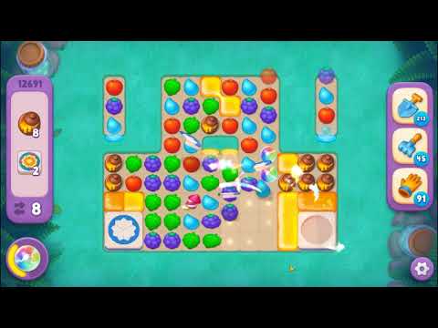 Gardenscapes Level 12691 (Super Hard) No Boosters SD