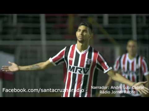 11/07/17 - Luverdense 2x2 Santa Cruz - Gols na voz de André Luiz Cabral, Rádio Jornal