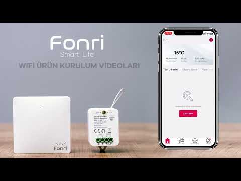 Fonri Kablosuz Tekli, İkili, Üçlü Duvar Anahtarı Kendinden Enerjili Kurulum