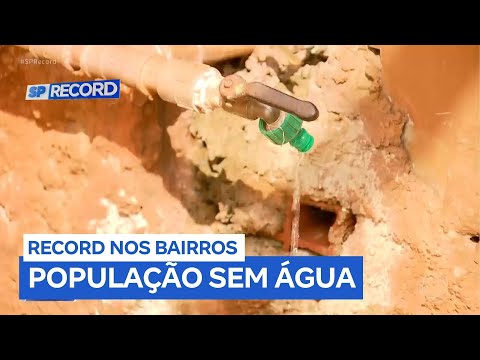 Moradores de Ribeirão Preto (SP) enfrentam falta de água após temporal