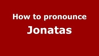 How to pronounce Jonatas