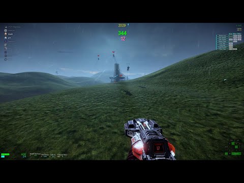 Tribes Ascend - Raindance - Taking out 'qinc' chase with a freak shot of talent with mega lead time.