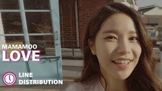 Mamamoo - LOVE (OST Goblin) [Line Distribution]