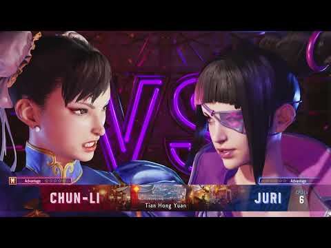 Street Fighter 6 Chun Li vs Juri