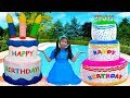 Giant Happy Birthday Cakes Toys Wendy Pretend Play Surprise Party Kids Toy