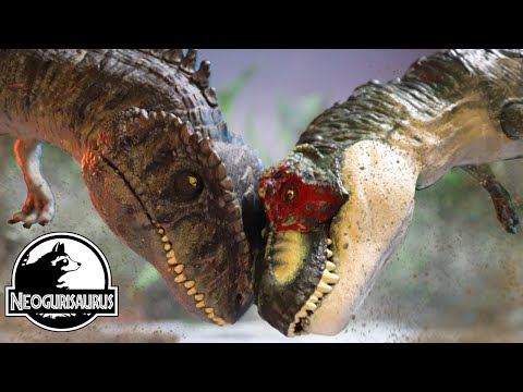 Giga vs T-Rex! Let's Have a Real Battle!