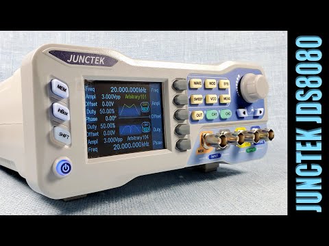 JUNCTEK JDS8080: двухканальный генератор сигналов на 80MHz с множеством функций