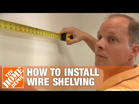 How To Install Wire Shelving | The Home Depot