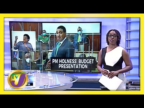 Jamaica's PM Andrew Holness 2020 2021 Budget Presentation TVJ News March 18 2021