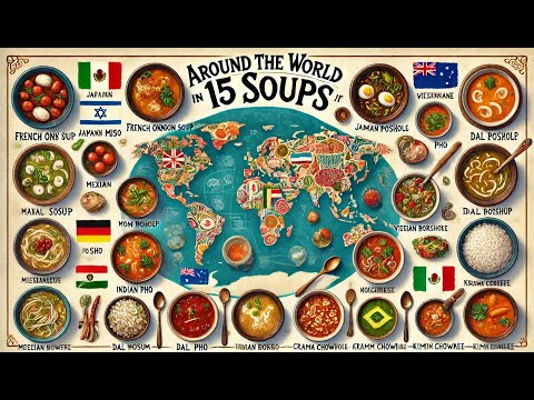 Around the World in 15 Soups: A Global Culinary Journey