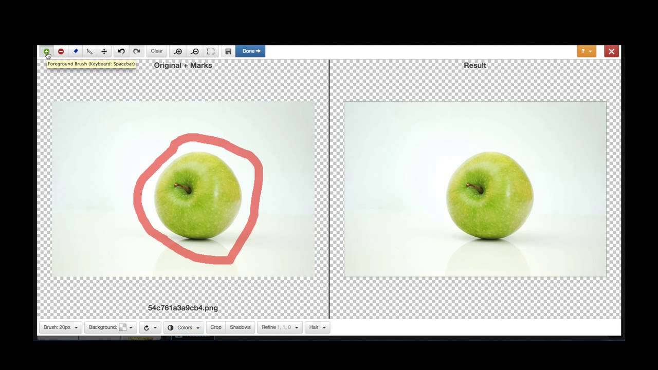 Youzign Background Removal Feature
